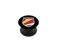Badge Souvenir de Poche Drapeau Seychellois Amour PopSockets PopGrip Adhésif