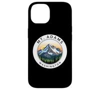 Badge Souvenir de randonnée Mount Adams Washington Mountain Coque pour iPhone 14