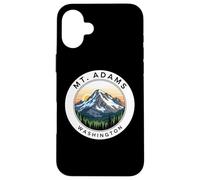 Badge Souvenir de randonnée Mount Adams Washington Mountain Coque pour iPhone 16 Plus