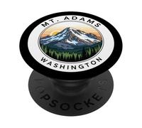 Badge Souvenir de randonnée Mount Adams Washington Mountain PopSockets PopGrip Adhésif