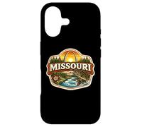 Badge Souvenir de Vacances de l'État du Missouri Coque pour iPhone 17