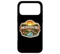 Badge Souvenir de Vacances de l'État du Missouri Coque pour iPhone 17 Pro Max