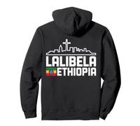 Badge Souvenir de Voyage Lalibela Ethiopie Skyline Sweat à Capuche