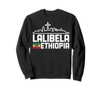 Badge Souvenir de Voyage Lalibela Ethiopie Skyline Sweatshirt