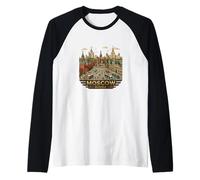 Badge Souvenir de Voyage rétro Moscou Russie Manche Raglan