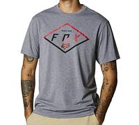 Badge Ss Tech Tee Heather Graphite