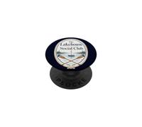 Badge The Lakehouse Social Club Lakecore Cabincore PopSockets PopGrip Adhésif