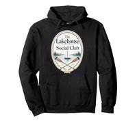 Badge The Lakehouse Social Club Lakecore Cabincore Sweat à Capuche