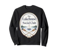 Badge The Lakehouse Social Club Lakecore Cabincore Sweatshirt