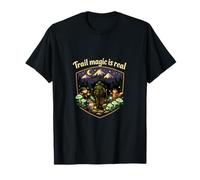 Badge Trail Magic is Real Camping Mountain T-Shirt