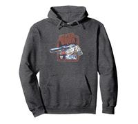 Badge Transformers Megatron Decepticon Leader Sweat à Capuche, Unisexe pour Adultes, Chiné Foncé, M