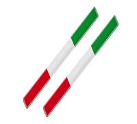 Badge Tricolor - Vinyle Automatique, Conception Patriotique | Étiquette De Finition Brillante, Autocollant D'identité Nationale, Autocollant À Effet Métal