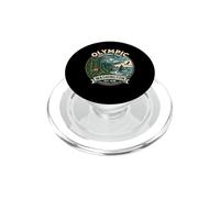 Badge Vintage avec Inscription « Olympic National Park Washington » PopSockets PopGrip pour MagSafe