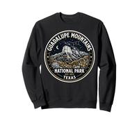 Badge Vintage étoilé du Parc National des Montagnes de Guadalupe Texas Sweatshirt