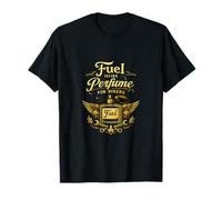 Badge Vintage Fuel is Like Perfume pour Motards T-Shirt