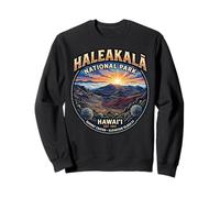 Badge Vintage Haleakala National Park Hawaï Cratère Lever du Soleil Sweatshirt