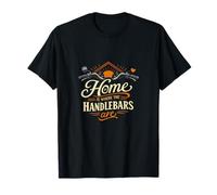 Badge Vintage « Home is Where The Handlebars are » T-Shirt