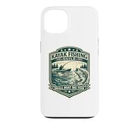 Badge Vintage pour Kayak Fishing Guild Petit Bateau Big Fish Coque pour iPhone 13