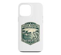 Badge Vintage pour Kayak Fishing Guild Petit Bateau Big Fish Coque pour iPhone 13 Pro Max