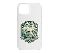 Badge Vintage pour Kayak Fishing Guild Petit Bateau Big Fish Coque pour iPhone 14