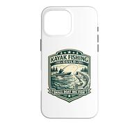 Badge Vintage pour Kayak Fishing Guild Petit Bateau Big Fish Coque pour iPhone 16 Pro Max