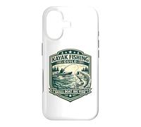 Badge Vintage pour Kayak Fishing Guild Petit Bateau Big Fish Coque pour iPhone 17
