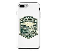 Badge Vintage pour Kayak Fishing Guild Petit Bateau Big Fish Coque pour iPhone 7 Plus/8 Plus