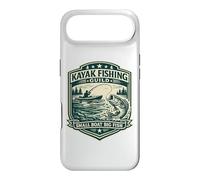 Badge Vintage pour Kayak Fishing Guild Petit Bateau Big Fish Coque pour iPhone Air