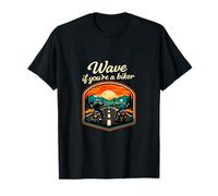 Badge Vintage Wave If Youre a Biker T-Shirt