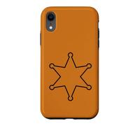 Badge Western Classique Deputy/Sheriff Star Coque pour iPhone XR