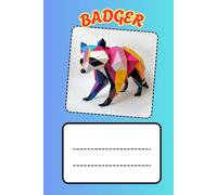 BADGER: ANIMALS OF THE WORLD, Positive Affirmation, Motivational and Inspirational Notebook, Animal Notebook, Birthday Gifts, Motivational Gifts, Notebook Gifts, Anniversary Gifts, For All...