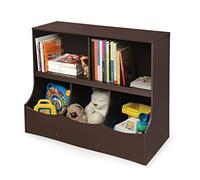 Badger Basket Multi-Bin Storage Cubby, Espresso