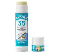Badger Clear Zinc Crème solaire en stick sans odeur SPF35 (Easy Edition)