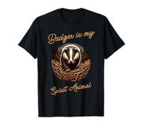 Badger is My Spirit Animal Fierce Digger Top T-Shirt