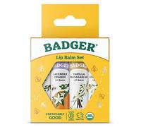 Badger Lip Balm 4 Sticks Gift Set Blue Pack