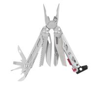 Badger Outdoor Nail Multitool, 20 outils, acier inoxydable avec pierre à feu sifflet étui nylon, EDC, bricolage, outdoor, survie, camping