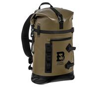 Badger outdoor Sac à Dos étanche TPU 40 L Roll-Top, Polyester 600D, Fermeture éclair étanche YKK, Sangles de Compression, Military Green