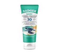 Badger Sunscreen Cream Baby, Clear Zinc - Crème solaire - Crème solaire - Protection solaire pour bébé - Pour peaux sensibles - 720406