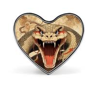 Badges à bouche ouverte en forme de cœur avec bouton, broches personnalisées, porte-badge en forme de cœur pour décorer un chapeau, une chemise, des vêtements, des accessoires de sac