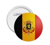 Badges à épingle en forme de bouton (Belgique) - Broches pour hommes et femmes - Lot de 5