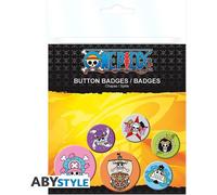 Badges à épingler One Piece - Skull (2) pack de 6