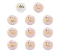 Badges de mariée/demoiselles d'honneur pour enterrement de vie de jeune fille, décorations de fête de mariage, accessoires de vêtements de mariée, badge pré-mariage, taille unique, Comme décrit