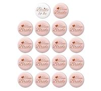 Badges de mariée/équipe pour enterrement de vie de jeune fille, accessoires élégants pour enterrement de vie de jeune fille, taille unique, Comme décrit