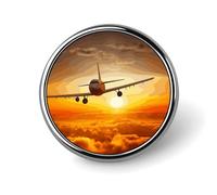 Badges décoratifs en alliage d'aluminium durable et léger pour chemises, vestes, chapeaux, uniformes - 2,5 cm