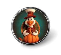 Badges décoratifs en alliage d'aluminium durable pour chemises, vestes, chapeaux, uniformes - 2,5 cm