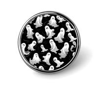 Badges gothiques d'Halloween décoratifs, badge rond en alliage d'aluminium durable, broche bouton légère pour chemises, vestes, chapeaux, uniformes 1"