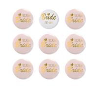 Badges pour mariée/équipe, bijoux pour enterrement de vie de jeune fille, accessoire tribus, taille unique, Comme décrit