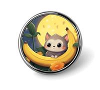 Badges ronds décoratifs en alliage d'aluminium durable pour chemises, vestes, chapeaux, uniformes - 2,5 cm