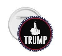 Badges ronds, Fu-Ck Trump Anti Trump Button Pins Décor Boutons Badges Pins Femmes Hommes Pin Bouton Pins Broche Pins Pour Hommes 1 PC