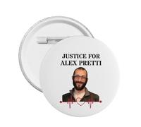 Badges ronds « Justice pour Alex » et épinglettes pour hommes et femmes